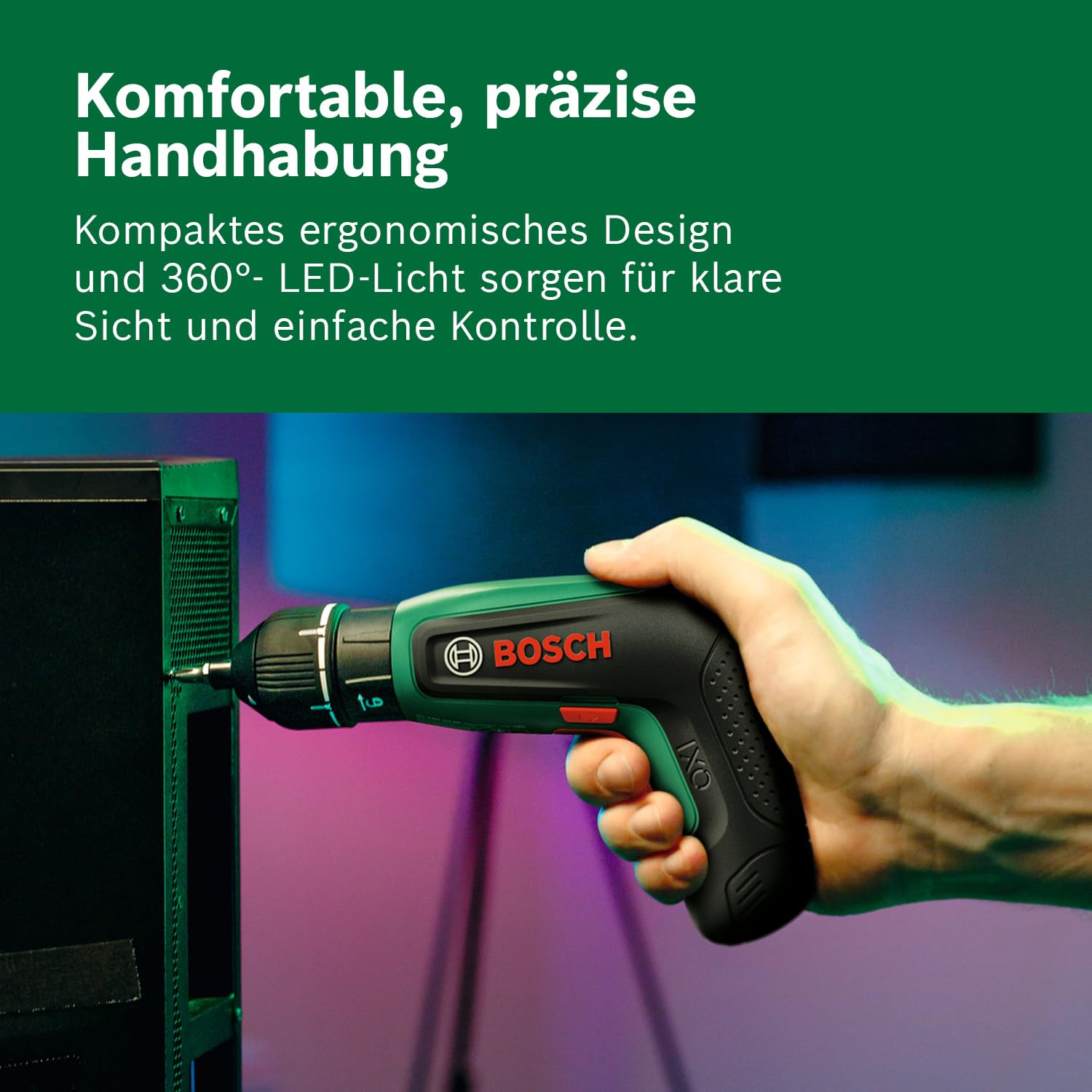 Bosch IXO8 Akku-Schrauber (Bitsatz, Aufbewahrungsbox) 4