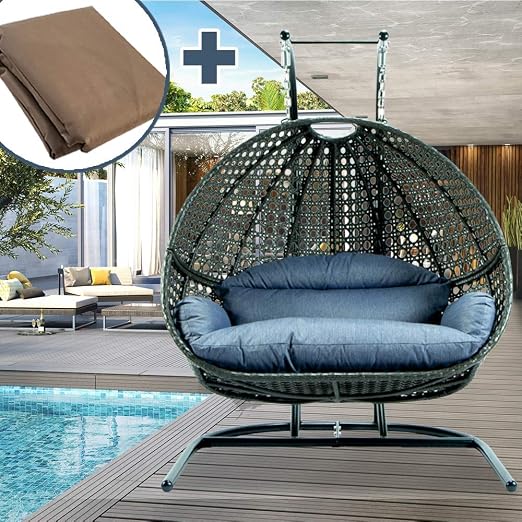 Amazon.com: JOYBASE 2-Person Hanging Swing Chair with Stand, Hanging