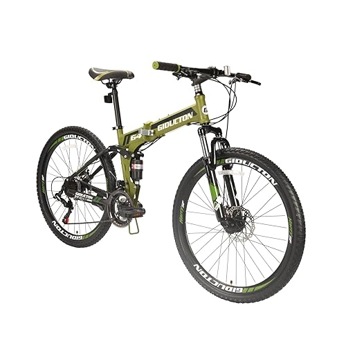 EUROBIKE 26 Inch Mountain Bike Folding Bicycle 21 Speed Colors