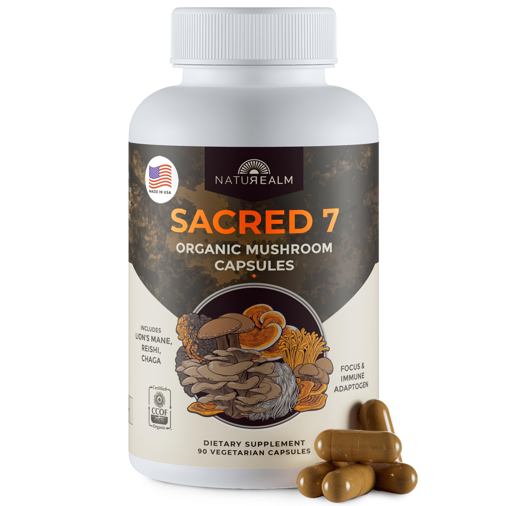 Sacred 7 Mushroom Extract Capsules