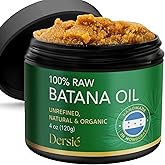 Authentic Batana Oil for Hair Growth: Handmade in Honduras 100% Raw Batana Oil - 100% Pure & Natural, Unrefined - Approved by Dr. Sebi for Thicker, Stronger, Fuller Hair - 4 oz