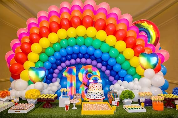 Mmtx Globos De Fiesta De Cumpleanos Para Adultos Hombres Mujeres Decoraciones Cumpleanos Estandarte Primeros De La Torta Y Cadena De Luz Led Para 18ano 20ano 30ano 40ano 50ano Cumpleanos Articulos Para Fiestas