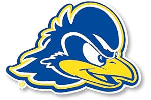 R AND R IMPORTS Delaware Blue Hens 4 Inch Vinyl Mascot Magnet Officially Licensed Collegiate Product