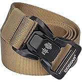 IDOGEAR SPORTS 1.5” Tactical Belt Quick-Release Buckle Waist Belt for Men Daily Tactical Style Nylon Belt