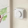 MUSTORN Retractable Clothesline Indoor, Non-Sagging Outdoor Clothes Line Retracting Heavy Duty Clothes Drying Laundry Line Wall Mounted Stainless Steel Line-15.1 Feets（Square-White）