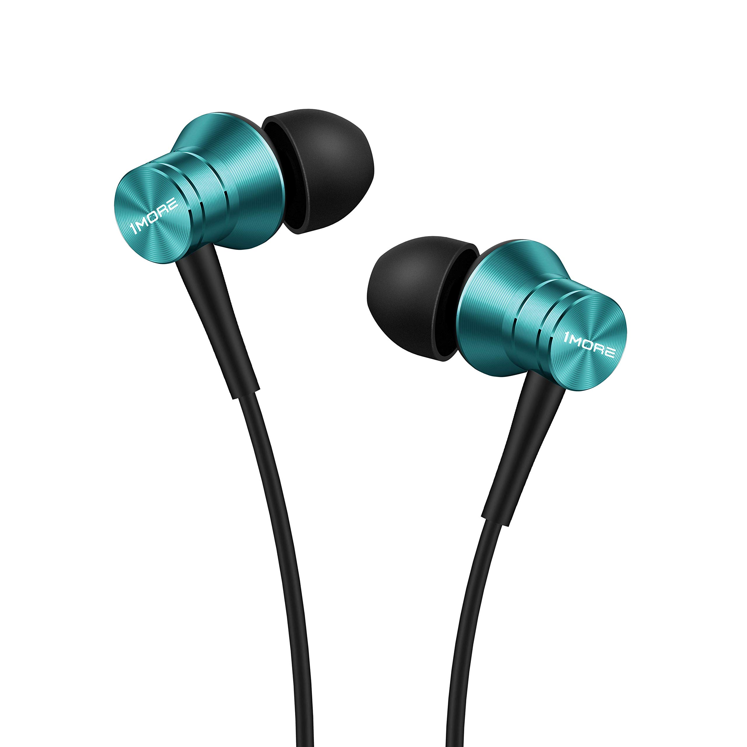 1MORE Piston Fit in-Ear Earphones Fashion Durable Headphones with 4 Color Options, Noise Isolation, Pure Sound, Phone Control with Mic for Smartphones/PC/Tablet - E1009 Blue