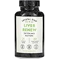 Crystal Star Liver Renew, 60 Capsules, Herbal Liver Cleanse Supplement That Supports Normal Liver Function & Promotes Toxin Release - Milk Thistle, Non-GMO
