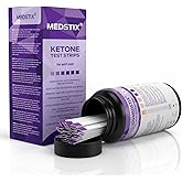 100 Ketone Test Strips for Self-Testing &ndash; Urine | Results in 45 seconds &middot; color chart for easy reading &middot; 100-count tube for home, travel and daily use