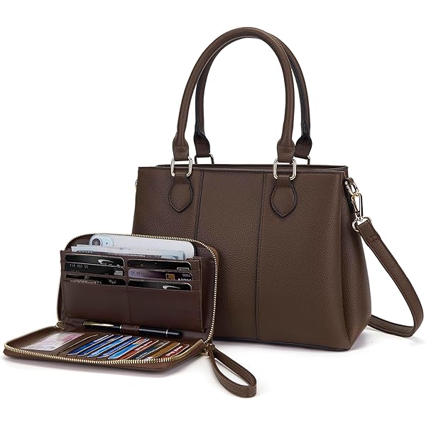NICOLE & DORIS - Bolso De Mano Con Diseño De Flores Para Mujer, Con Asa Superior, De Piel Sintética, Bolso De Hombro A La Moda, Bolso Cruzado Para Mujer, Color Vino