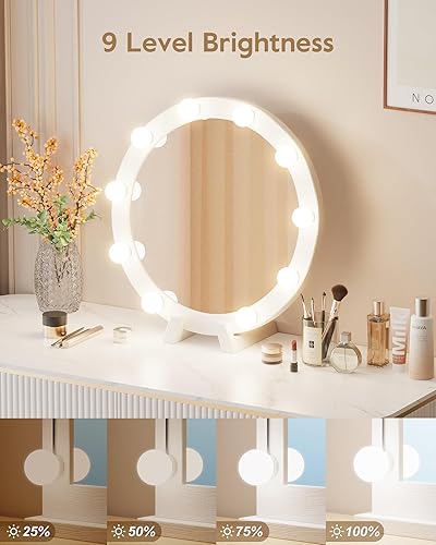 Hollywood Style Led Vanity Mirror Lights Kit Vanity Lights Have 10  Dimmable Light Bulbs for Makeup Dressing