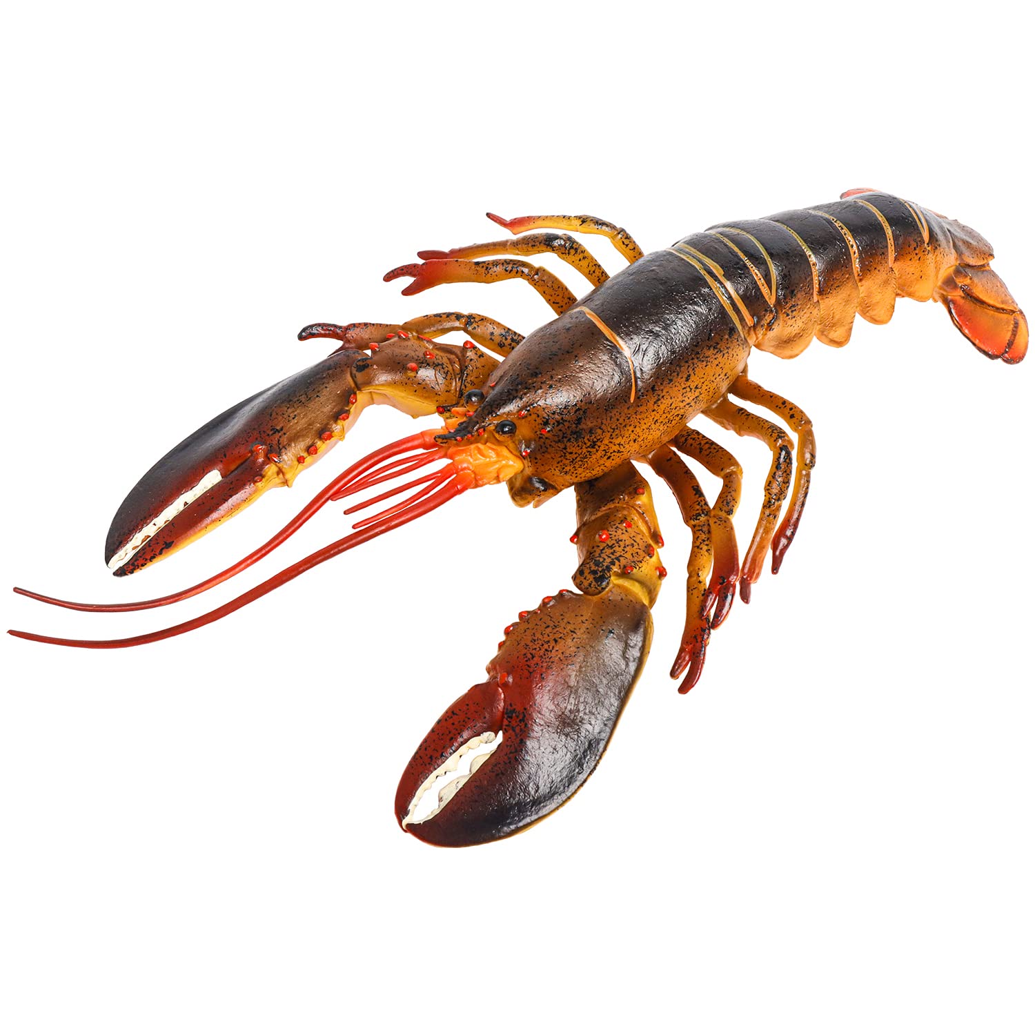 Photo 1 of Hiawbon 13 Inch Realistic Lobster Figure - Plastic Lobster Figurine for Home Desktop Decoration