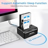 RSHTECH Dual Bay HDD Docking Station SATA SSD Clone USB 3.0 16TB Tool-Free view 4
