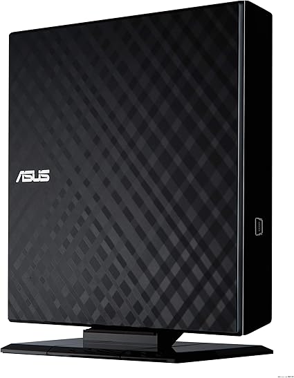 Amazon Com Asus 8x External Slim Dvd Rw Drive Sdrw 08d2s U Retail Black Computers Accessories