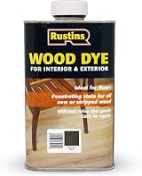 Rustins Wood Dye 250ml Dark Oak - High Quality Wood Finish Stain