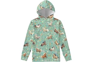 WELLFLYHOM Unisex Kids Teens Sweatshirts Youth Girls Boys Hoodies and Sweaters Hooded Pullover Tops Age 6-16