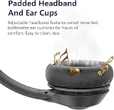 Rebocico USB Headset with Microphone Noise Cancelling & Audio Controls 2-In-1 view 5