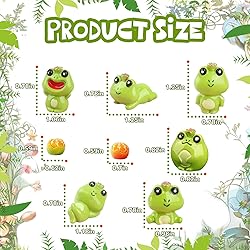 zmoso 8 PCS Cute Frog Car Rearview Mirror
