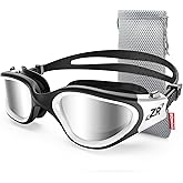 ZIONOR Swim Goggles, Upgraded G1 Polarized Swimming Goggles Anti-Fog for Adult Men Women