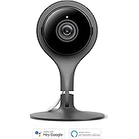Google Nest Cam Indoor Wired Home Security Camera 24/7 Live Video, 1080p HD, Wifi, Night Vision, 2-Way Talk, Mobile…