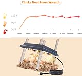 BURNTOP Chick Brooder Heating Plate 10x10 Adjustable Height Angle 55C Black view 6