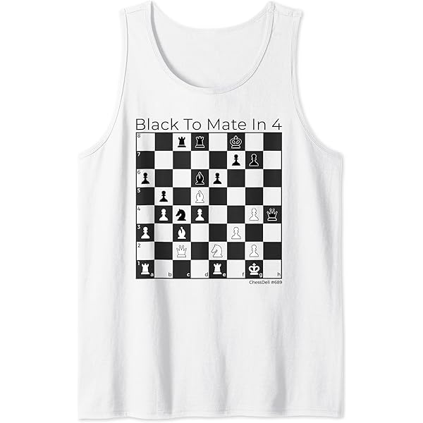 Amazon.com: Black To Mate In 4 Find Checkmate Puzzle #689 Chess T