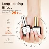Modelones Gel Nail Polish Base Coat Top Coat Set 2x15ml No Wipe LED Gel Polish view 3