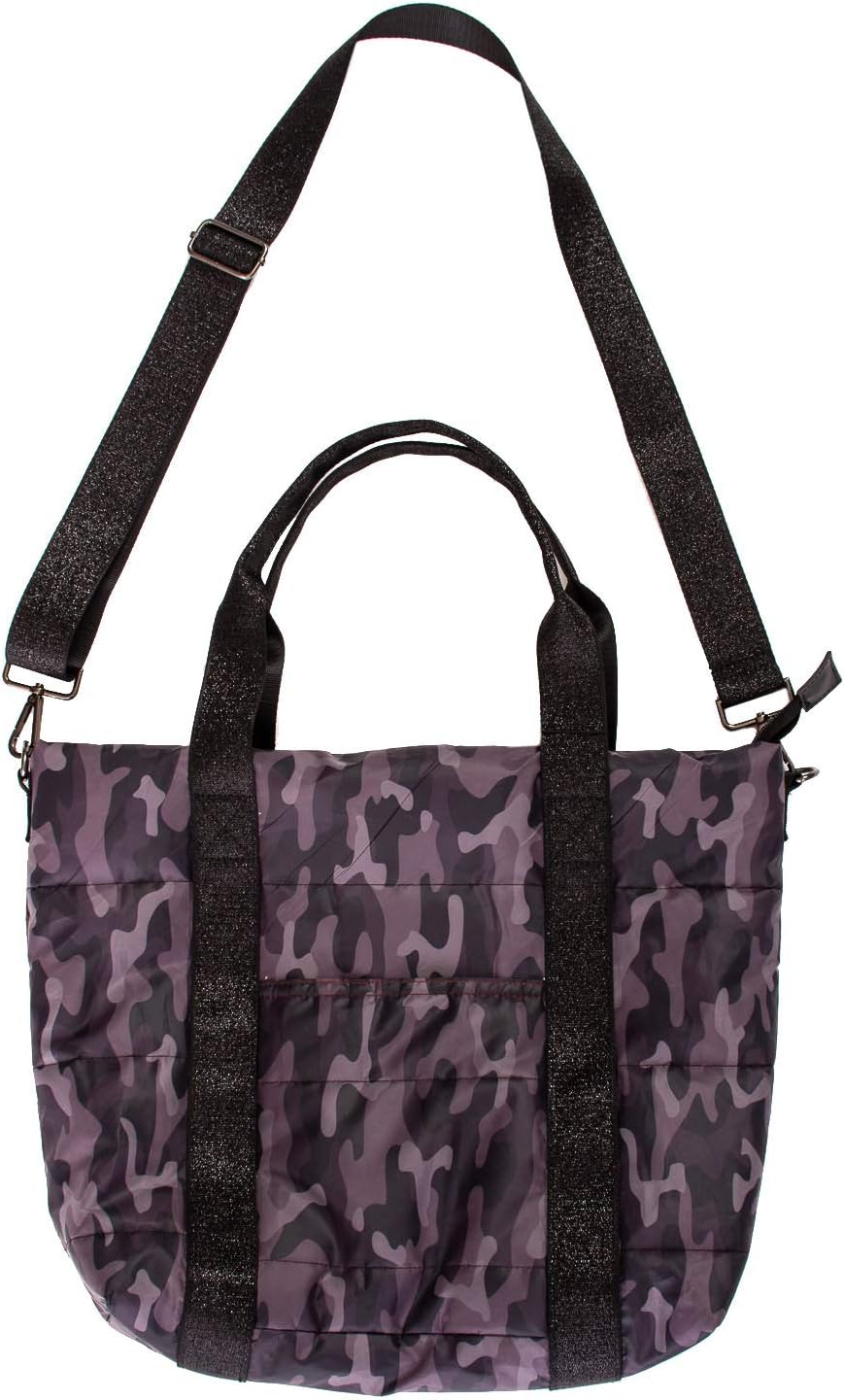 puffer tote bag