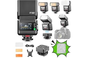 GODOX iT32 TTL Camera Flash for Canon with X5C Wireless Flash Trigger, Compatible with 5D Mark IV,5D Mark III,5D Mark II,6D M