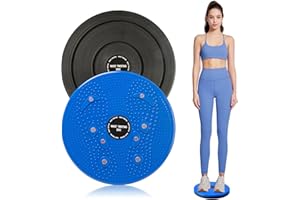 Pineraap Twist Exercise Board Waist Twisting Disc Ab Waist Twister Board Magnet Balance Rotating Board for Body Shaping Core Exercise Foot Massage