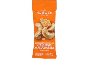 SAHALE SNACKS Sahale Tangerine Vanilla Cashew Glazed Nut Mix, 1.5 Ounces (Pack of 9)