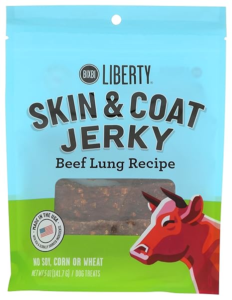 BIXBI LIBERTY SKIN & COAT SUPPORT BEEF LUNG...