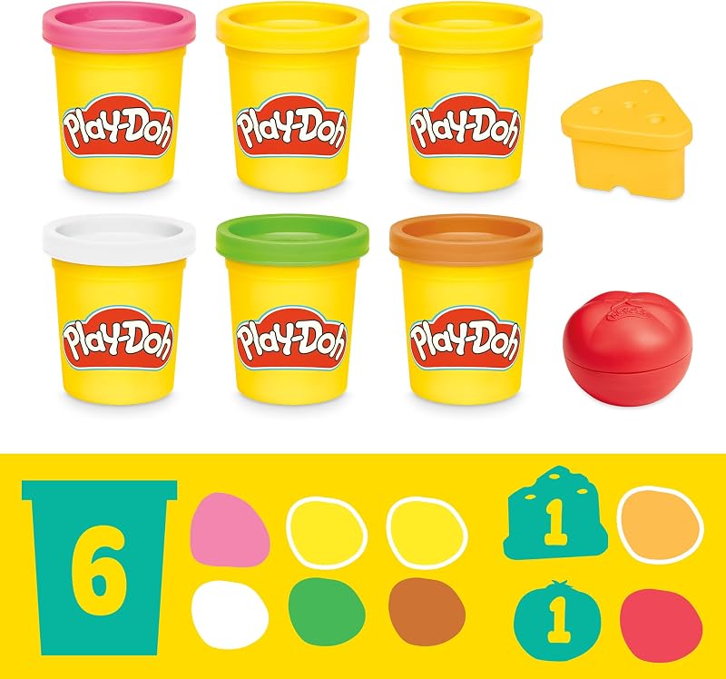 La Cuisine des Petits Chefs, Coffret de pâte à Modeler avec Sons de Cuisson réalistes, Plus de 25 Aliments à créer, Loisirs créatifs pour Enfants, dès 3 Ans — photo 3 sur 8