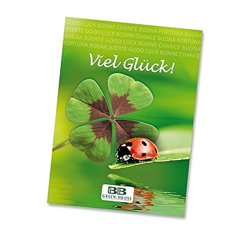 25er Set Tüte 'Glücksklee'