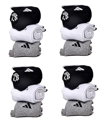 DELHI TRADERSS Men's Logo Sports Ankle Length Cotton Towel Socks -Pack of 12