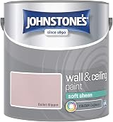 Johnstone's Wall Ceiling Soft Sheen Emulsion Paint Ballet Slipper 2.5L Matt