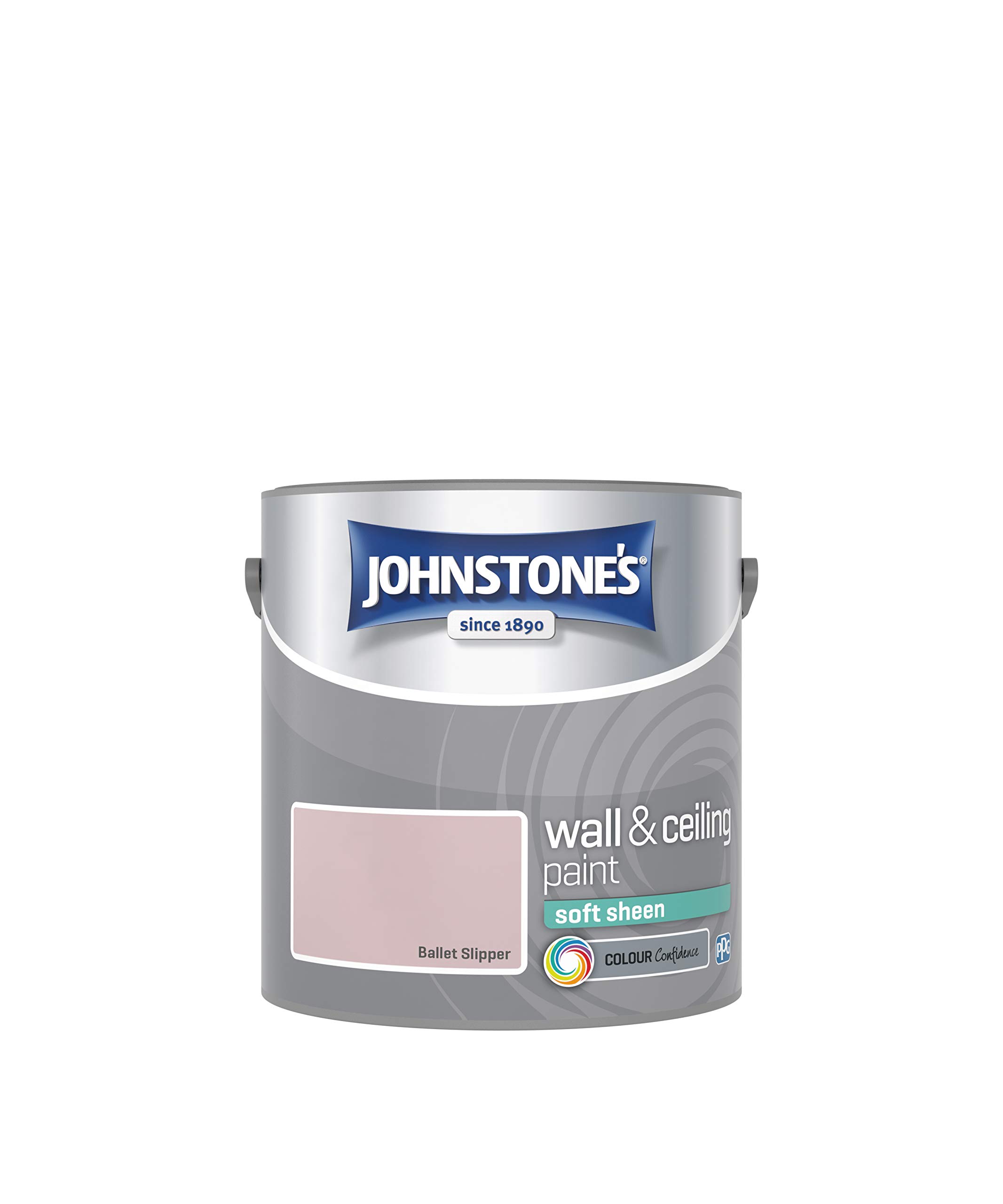 Johnstone's Wall and Ceiling Soft Sheen Emulsion Paint - Ballet Slipper 2.5L