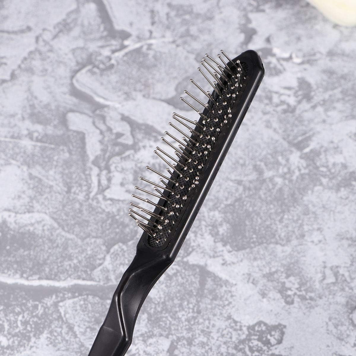 Pointed Tail Wig Brush Wig Extension Hair Comb for Synthetic,2pcs(Black), 2 Count (Pack of 1) - Image 5
