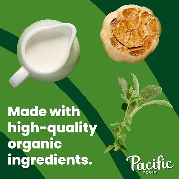 PACIFIC FOODS ORGANIC CONDENSED CREAM OF ROASTED GARLIC AND HERB SOUP, 10.5 OZ CAN