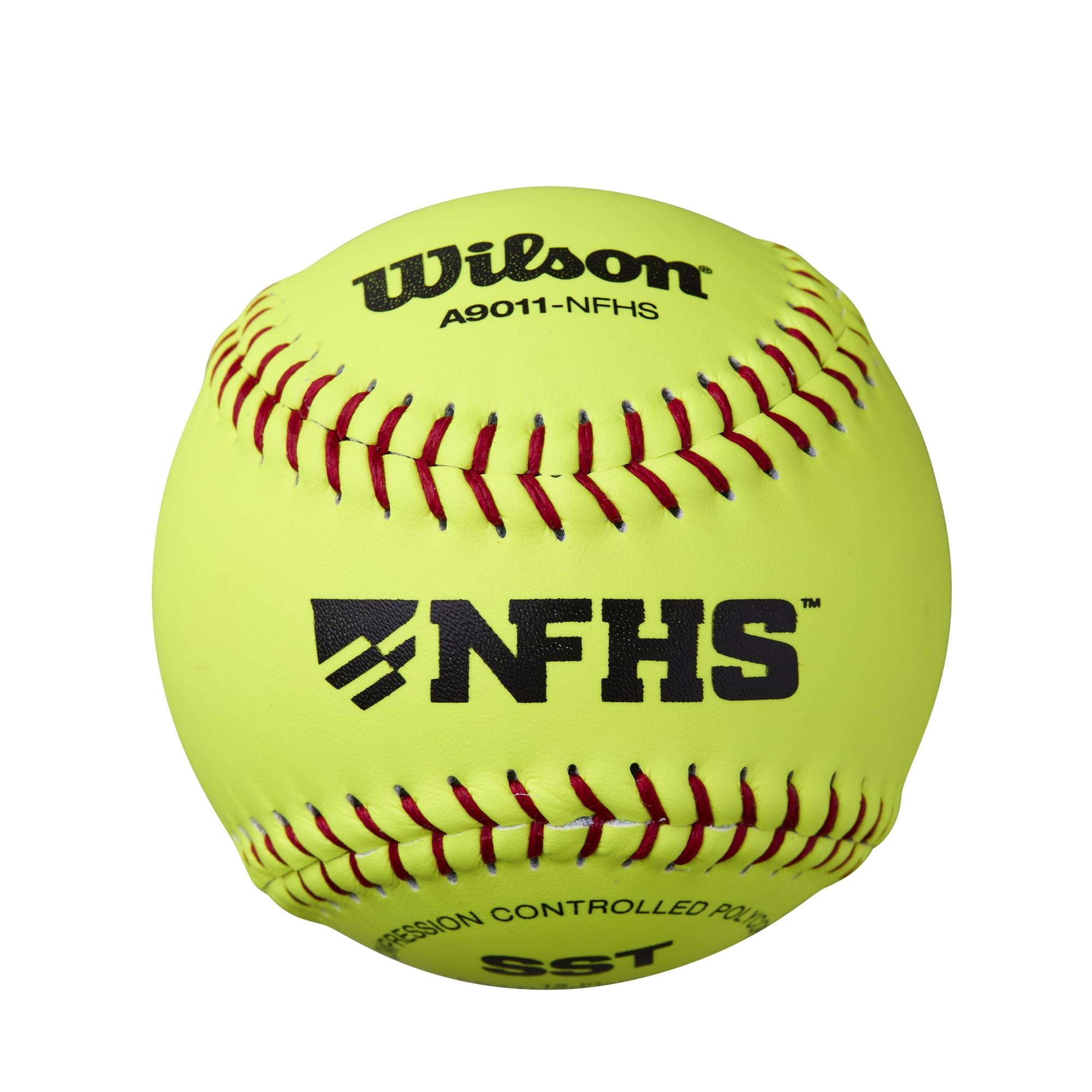 Wilson A9011 Nfsha Softball - Yellow, Size 12
