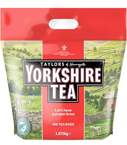 【期間限定】Yorkshire Tea 600袋　ヨークシャーティー 1875g Amazon.com: Taylors of Harrogate One Cup Yorkshire Tea 600 per Pack