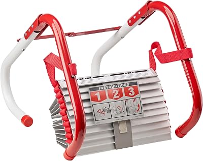 Kidde KS468093 Kl-2S Two-Storey Escape Ladder Red White 13 ft