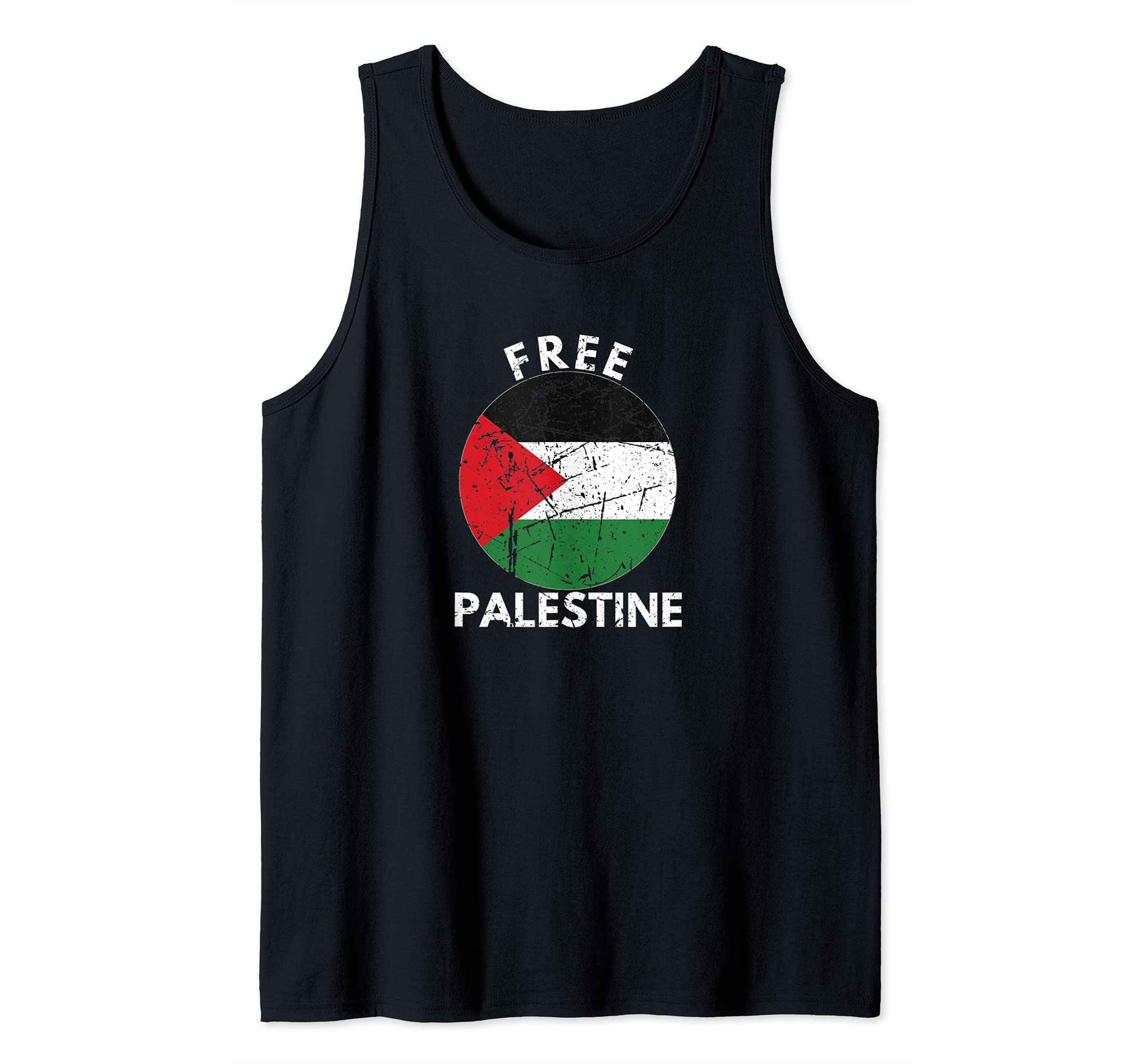 Free Palestine Flag I love Palestine Gaza Palestinian Tank Top