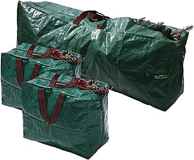Ram 3pcs Extra Large Christmas Storage Bags With Handles Set