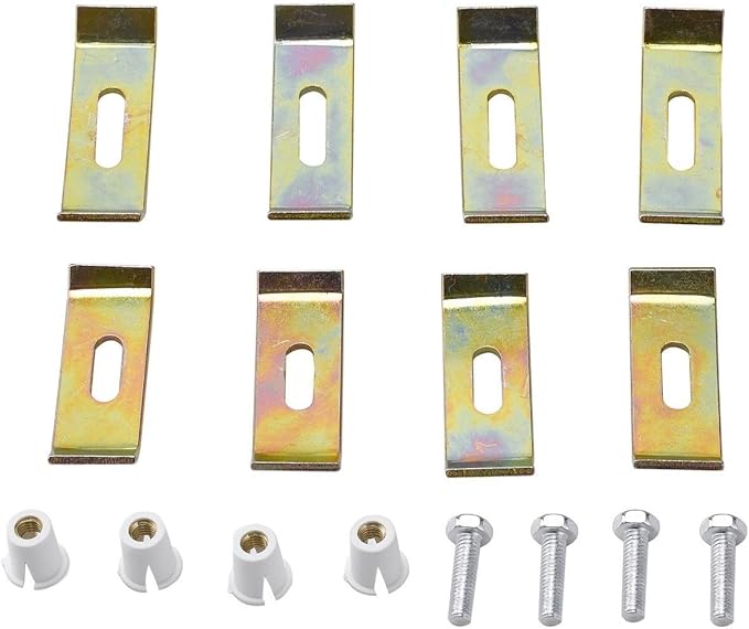ENKI Stainless Steel Undermount Kitchen Sink Fixing Clips Brackets