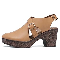 Altxic Women's Comfy Low Block Chunky Heels Sandals