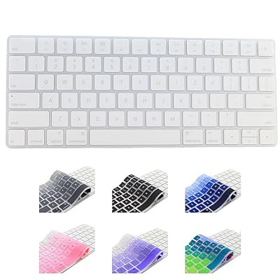 غطاء شفاف شامل للوحة مفاتيح Apple Magic ( MLA22LL / A ) مع تخطيط الولايات المتحدة