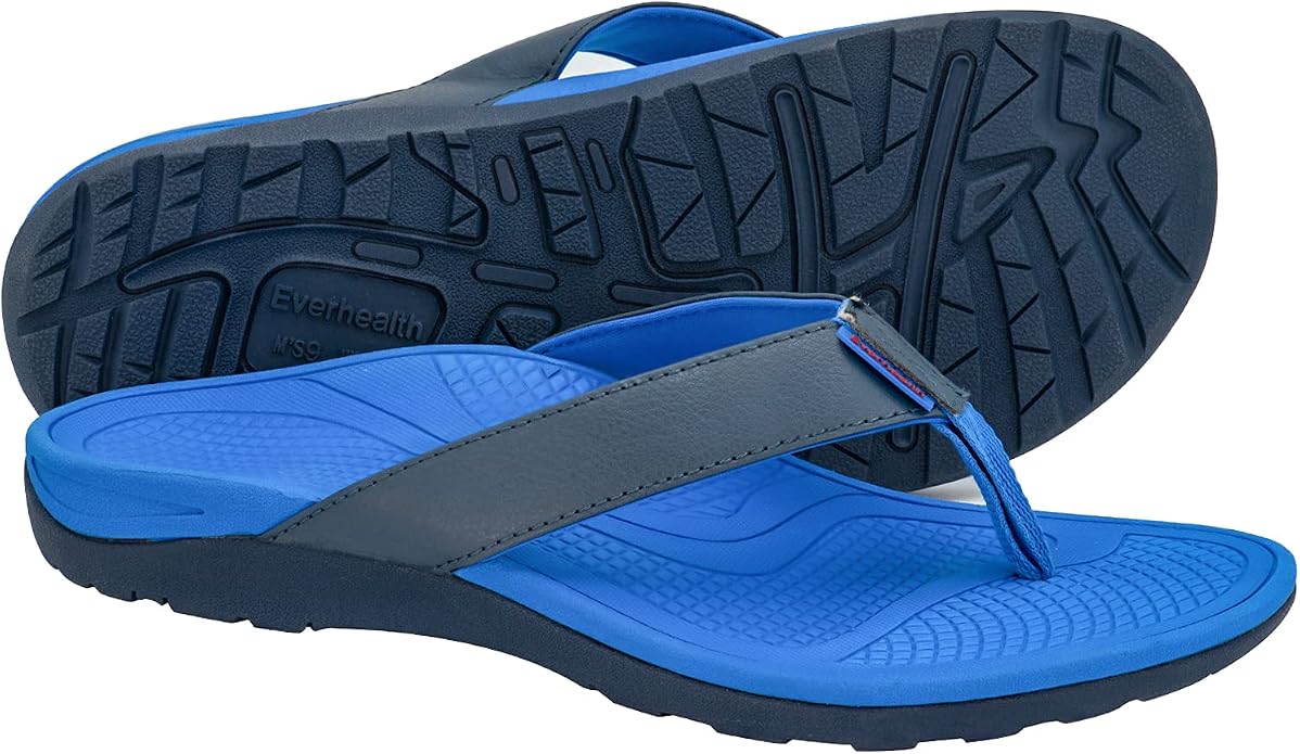 Infradito Uomo Quickshark In Pelle - Con Supporto Arco Plantare E Suola Antiscivolo