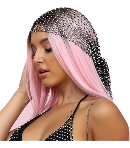 Amazon.com : RONGXG Mesh Rhinestone Beads Headband Hollow 