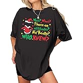 Shirts for Women - Funny Christmas Quotes T Shirt - Merry Xmas Santa T-Shirt - Xmas Tee Mens