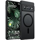 LeYi for Pixel-6-Pro Case [MagSafe Fit] Slim Matte Translucent, Black | Google Pixel 6 Pro Case Magnetic Military-Grde Protection Funda para Googlr 6Pro 256GB Smartphone Android Mobile Unlocked